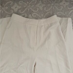 Commense Cream Tailored Trousers for Professional Wear